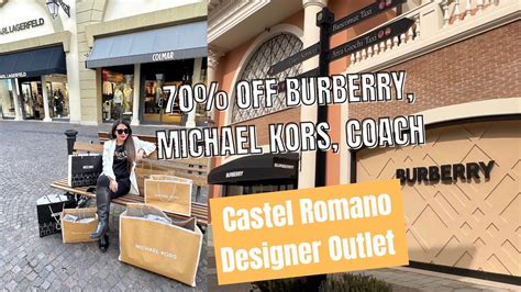 castel romano outlet burberry